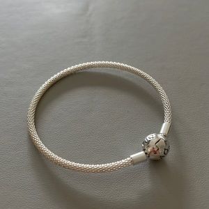 NEW - Pandora Silver Mesh Bracelet